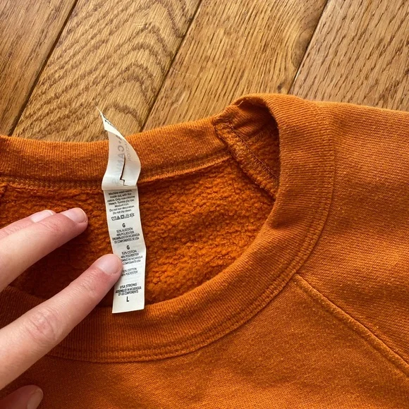 Burnt umber orange Franciscan university Steubenville crewneck - Picture 6 of 8